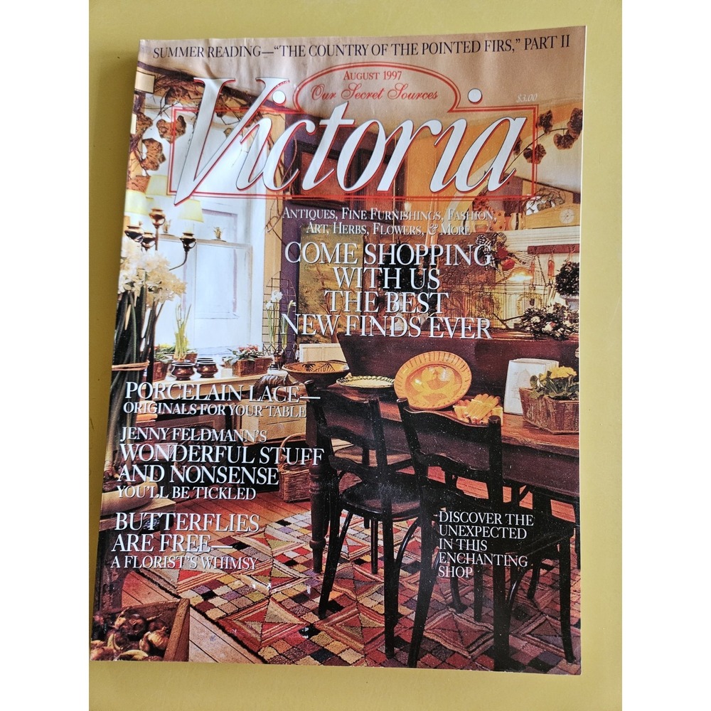 Vintage August 1997 Victoria Magazine